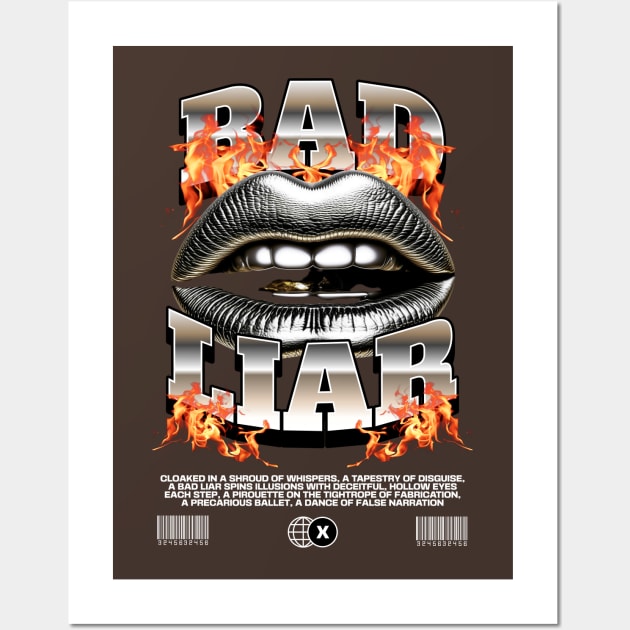 Bad liar Wall Art by Nikisha